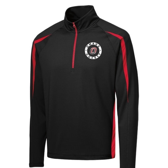 Picture of UNO Hockey Sport Stretch ½ Zip Colorblock Pullover