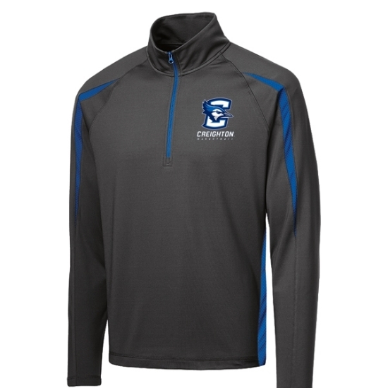 Picture of Creighton Basketball Sport Stretch ½ Zip Colorblock Pullover