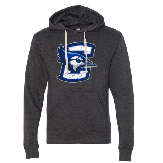 Picture of CU Distressed CBird Hooded Pullover Sweatshirt