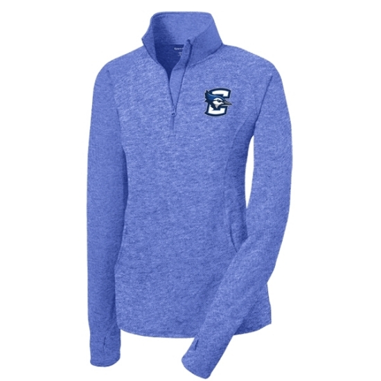 Picture of Creighton Ladies Sport Stretch ½ Zip Pullover