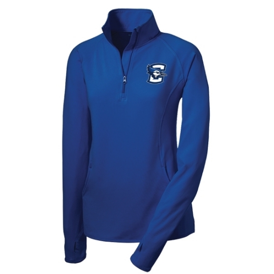 Picture of Creighton Ladies Sport Stretch ½ Zip Pullover