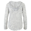 Picture of NU Pressbox® Ladies Long Sleeve Hooded Lace Neck Tee