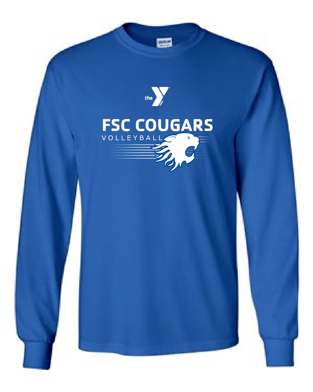 Lawlor's Custom Sportswear Cougars Volleyball Long Sleeve Shirt