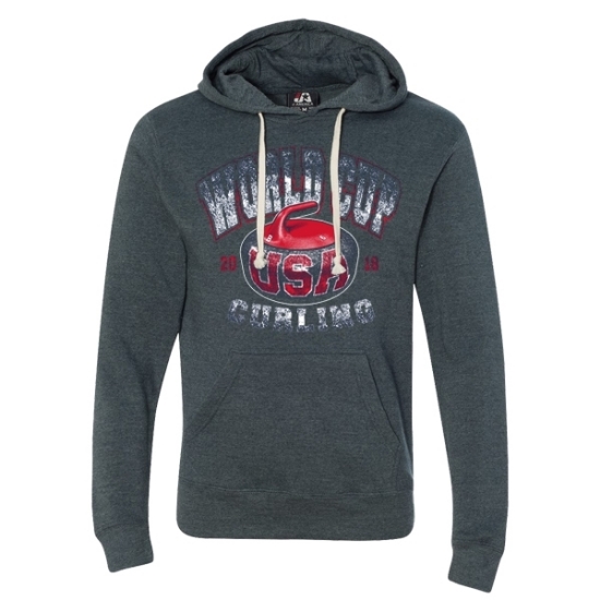 Picture of Curling World Cup Hammer Tri-Blend Hooded Sweatshirt