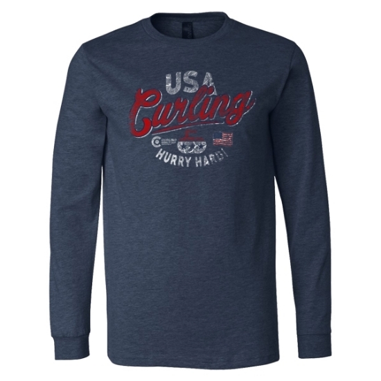Picture of Curling World Cup Hurry Hard Long Sleeve Jersey Knit Shirt