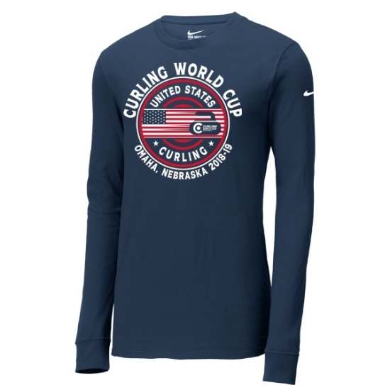 Picture of Curling World Cup Nike® Patriot Core Cotton Long Sleeve Shirt