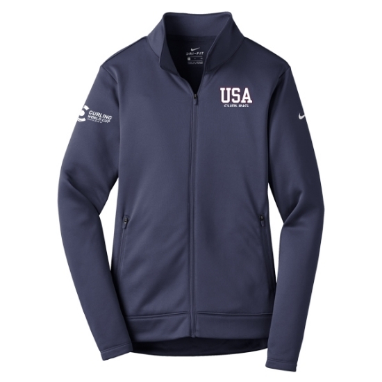 Picture of Curling World Cup Nike® Ladies Therma-Fit Full Zip Fleece Jacket