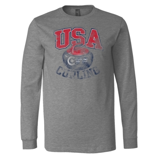 Picture of Curling World Cup Bonspiel Long Sleeve Jersey Knit Shirt