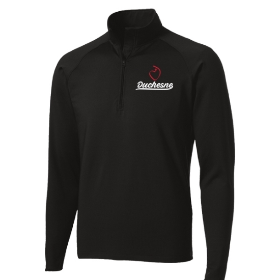 Duchesne Academy Sport Stretch ½ Zip Pullover Lawlor's Custom Sportswear