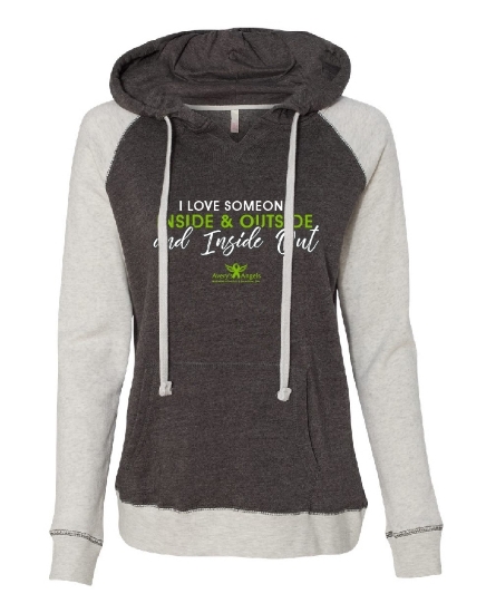 Picture of AAGF Inside Out Ladies Raglan Hoodie