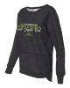 Picture of AAGF Inside Out Ladies Glitter Crewneck Sweatshirt with front pouch