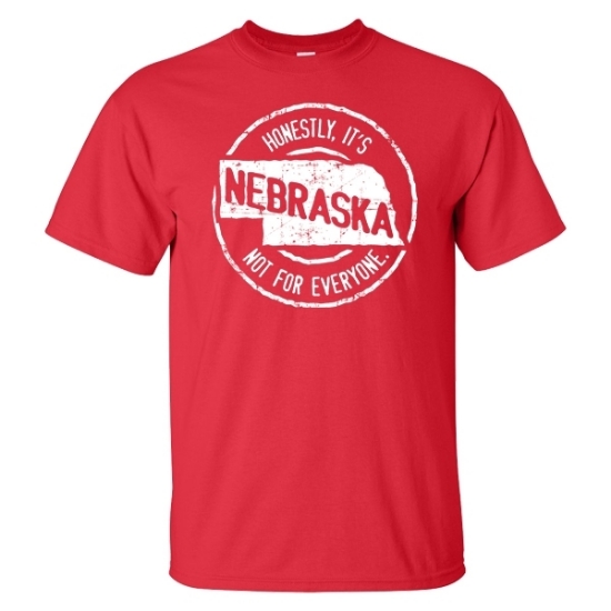 Picture of Nebraska Not For Everyone Short Sleeve Shirt