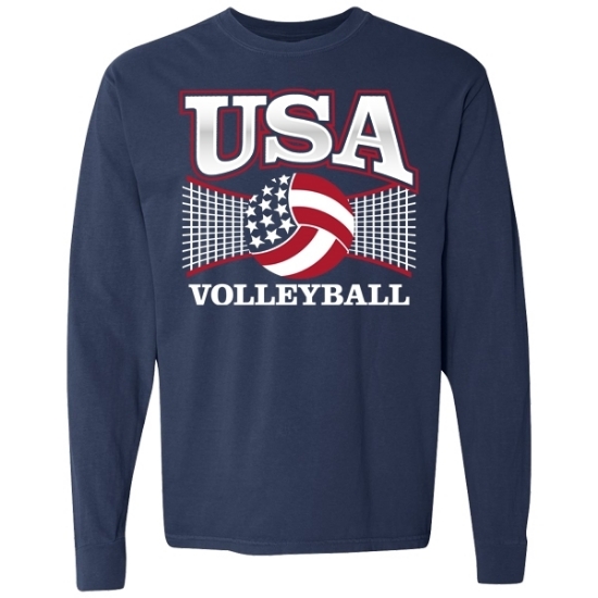 Picture of USA Volleyball Long Sleeve Shirt [USA-VB-008]