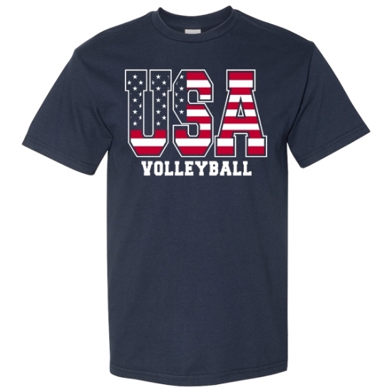 Picture of USA Volleyball Short Sleeve Shirt [USA-VB-019]