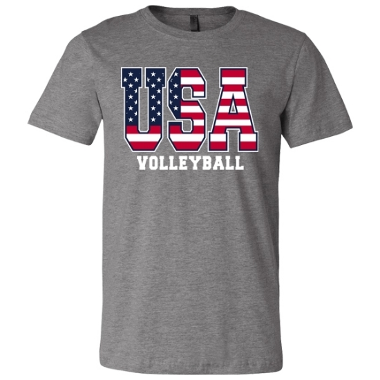 Picture of USA Volleyball Short Sleeve Shirt [USA-VB-019]