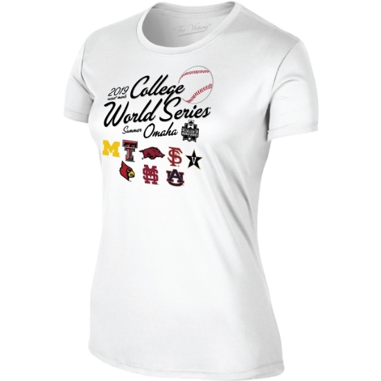 Picture of 2019 CWS Retro Brand® Ladies Home Run Short Sleeve Shirt