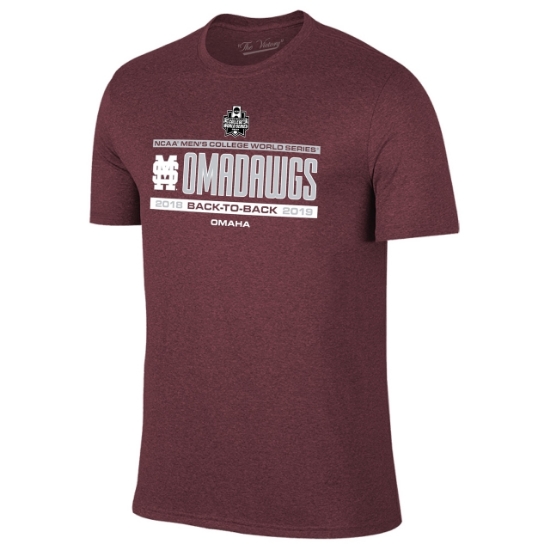 Picture of Mississippi State Bulldogs 2019 CWS Retro Brand® Omadawgs Short Sleeve Shirt