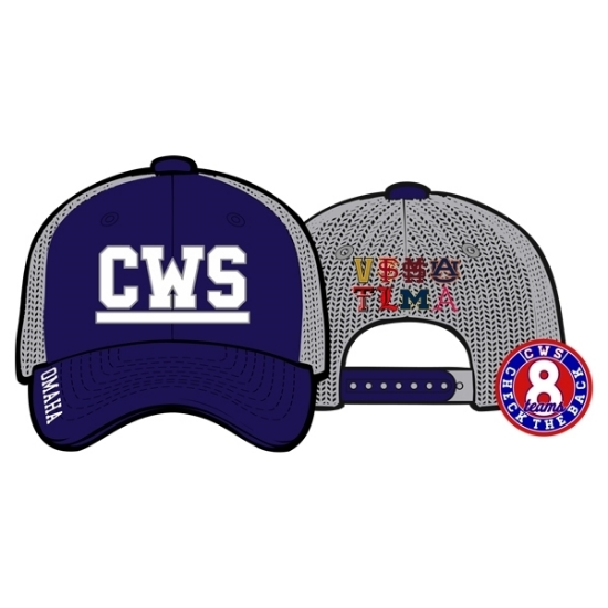 Picture of 2019 CWS Zephyr® 8 Team Cotton Trucker Mesh Snapback Hat