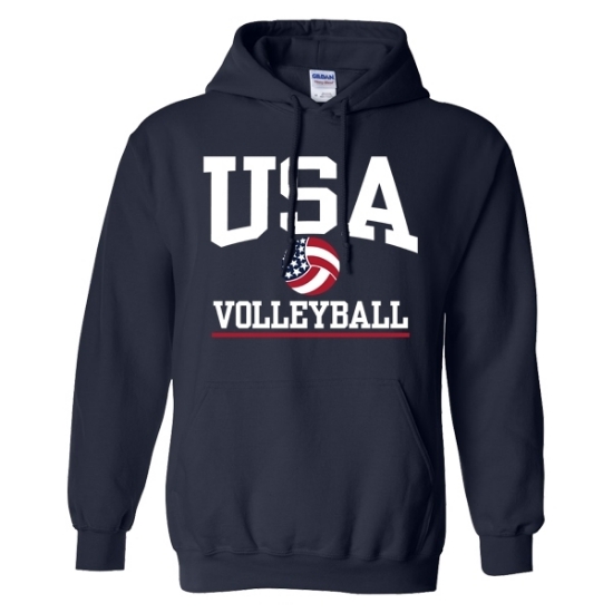Picture of USA Volleyball Hooded Sweatshirt [USA-VB-022]