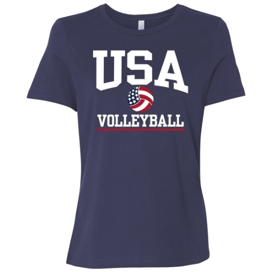Picture of USA Volleyball Ladies Short Sleeve Shirt [USA-VB-022]