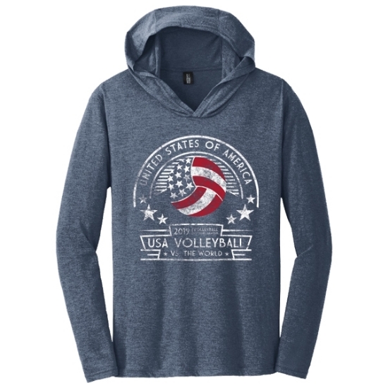Picture of USA Volleyball Long Sleeve Hoodie [USA-VB-023]