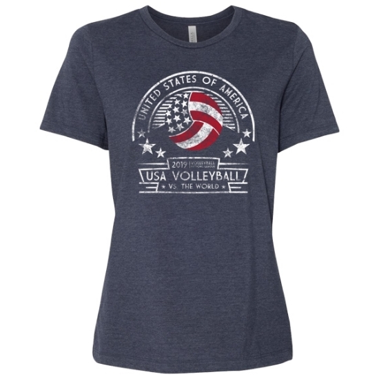 Picture of USA Volleyball Ladies Short Sleeve Shirt [USA-VB-023]