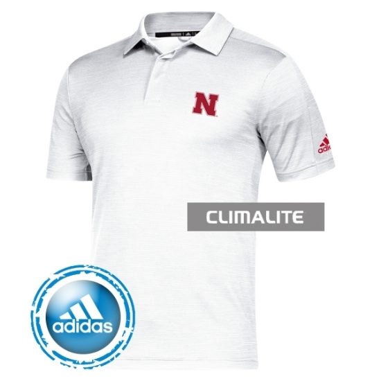 nebraska adidas polo