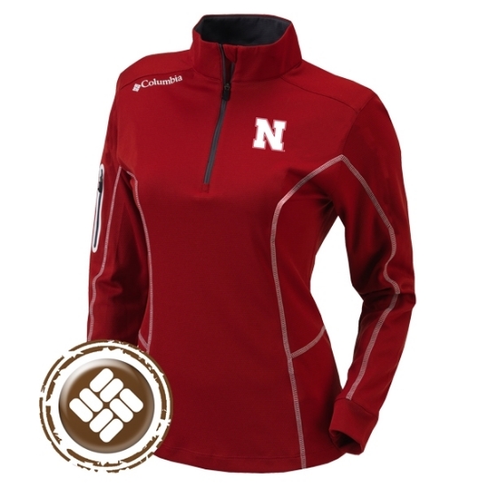 Picture of Nebraska Columbia® Ladies Shotgun ¼ Zip Pullover