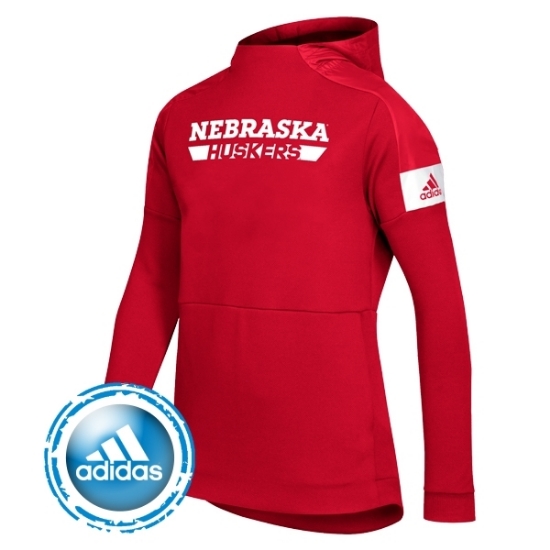 Picture of Nebraska Adidas® Ladies Game Mode Hooded Sweatshirt
