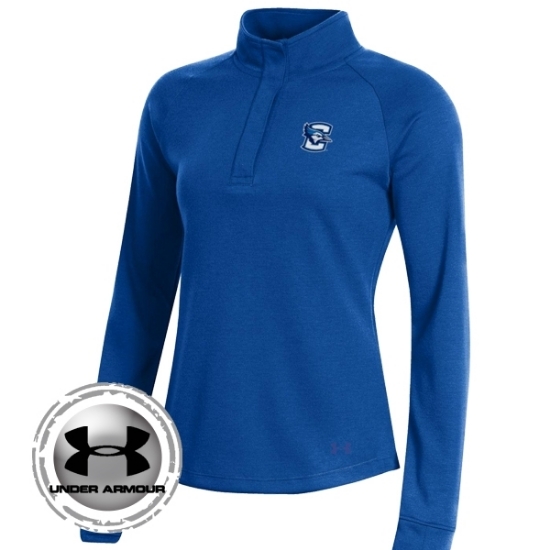 Picture of Creighton Under Armour® Ladies Double Knit ¼ Snap Pullover