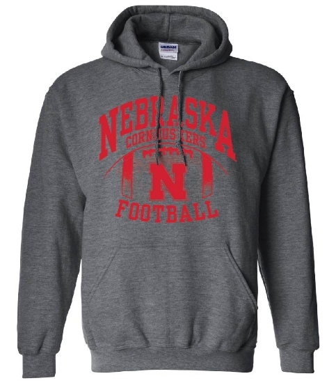 Picture of Nebraska Football Hooded Sweatshirt (NU-217)