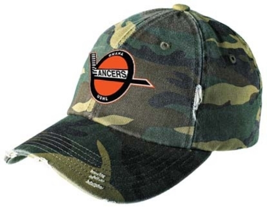 Picture of Retro Lancers Camo Distressed Adjustable Hat