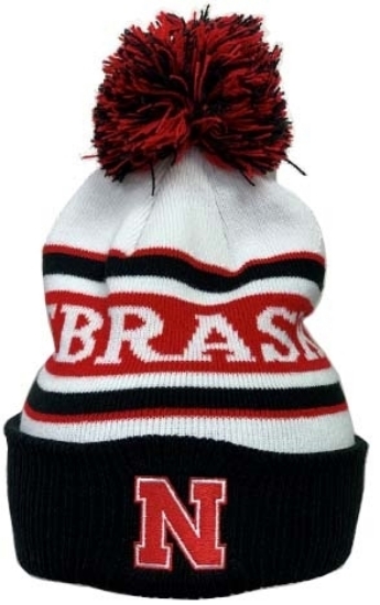 Picture of Nebraska Adidas® Textured Pom