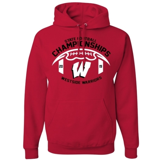 Westside Football State Championships Hooded Sweatshirt | Lawlor's ...