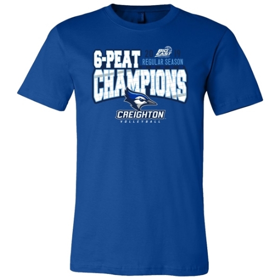 Picture of Creighton 2019 Big East Volleyball Regular Season Champions Short Sleeve Shirt