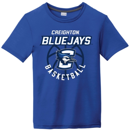 Picture of Creighton Bluejay Basketball Youth Performance Tee