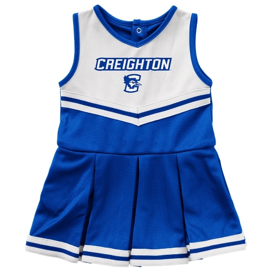 Picture of Creighton Colosseum® Infant Girls Pinky Cheer Dress