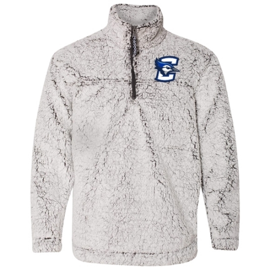 Lawlor's Custom Sportswear | Creighton Sherpa Fleece ¼ Zip Pullover