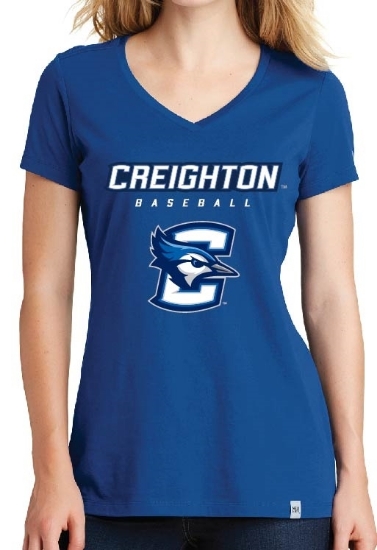 Picture of CU Baseball Ladies V-neck T-shirt