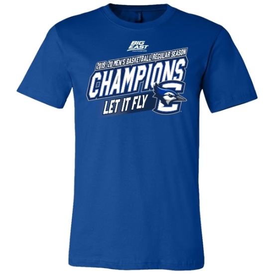 Picture of Creighton 2019-20 Big East Basketball Regular Season Champions Short Sleeve Shirt