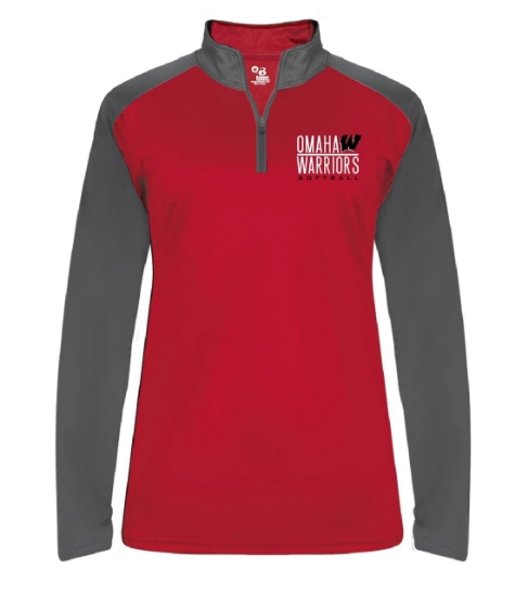 Picture of Warriors Embroidered Women' Ultimate Softlock™ Sport 1/4 ZIP - OWSEMB