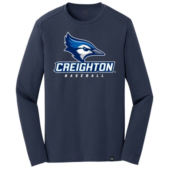 Picture of Creighton Baseball Heritage Blend Long Sleeve Shirt (CU-019)