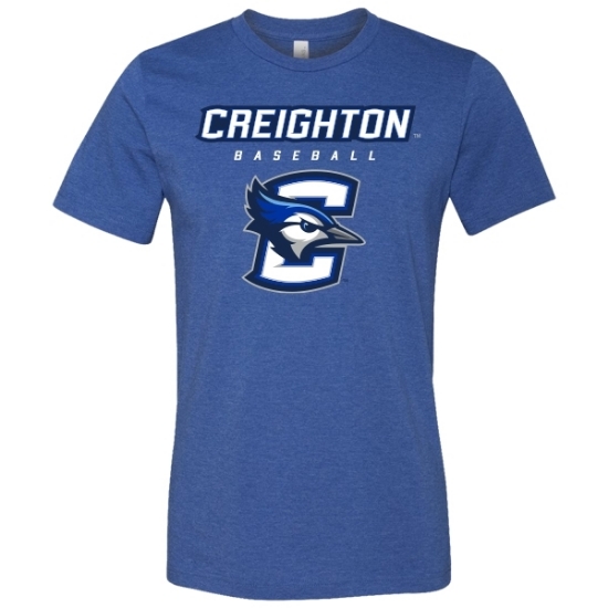 Picture of Creighton Baseball Soft Cotton Short Sleeve Shirt (CU-210)