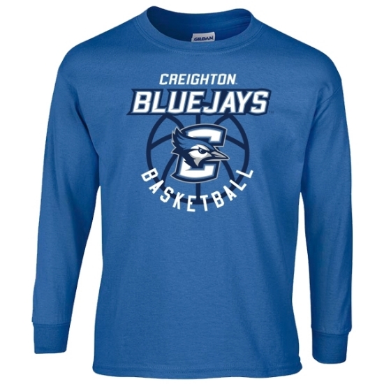 Picture of Creighton Basketball Youth Long Sleeve Shirt (CU-192)