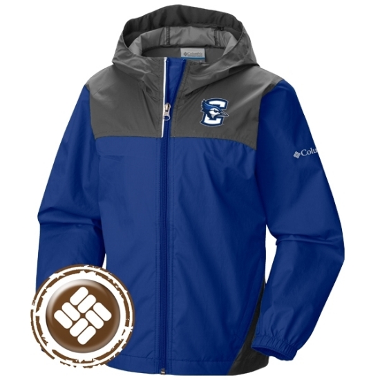 Picture of Creighton Columbia® Youth Glennaker Full Zip Rain Jacket