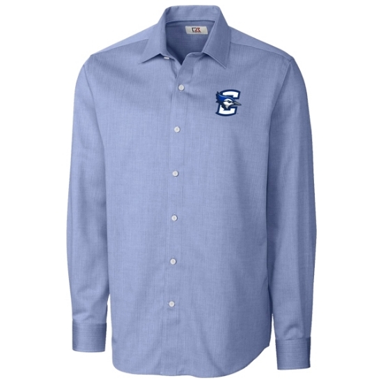 Picture of Creighton Big & Tall Mini Herringbone Long Sleeve Buttondown