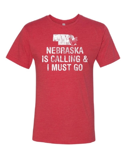 Picture of Nebraska Is Calling & I Must Go T-shirt