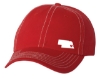 Picture of Nebraska Heart Contrast Stitch Classic Dad Cap