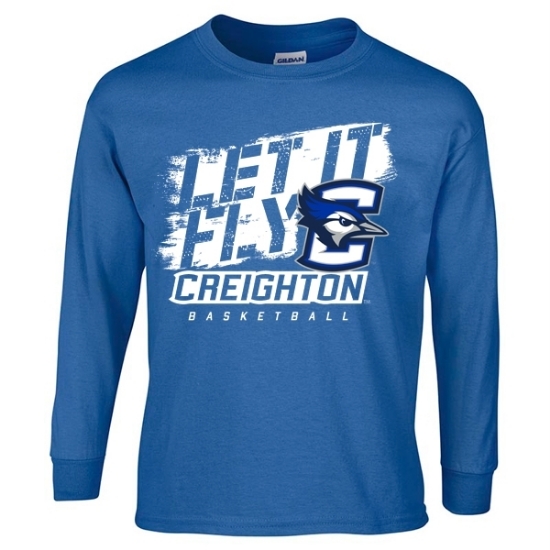 Picture of Creighton Youth Basketball Long Sleeve Shirt (CU-179)