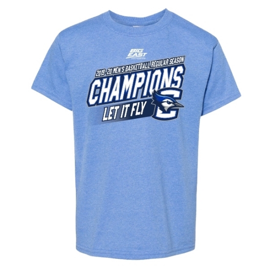 Picture of Creighton Youth 2019-20 Big East Basketball Regular Season Champions Short Sleeve Shirt